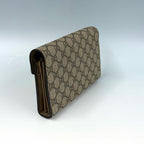 Gucci Dionysus GG Supreme Wallet on Chain – Beige Canvas with Antique Silver-Tone Tiger Head Closure