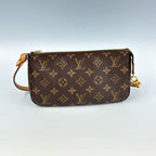 Louis Vuitton Pochette Accessoires – Iconic Monogram Canvas with Natural Vachetta Leather Strap