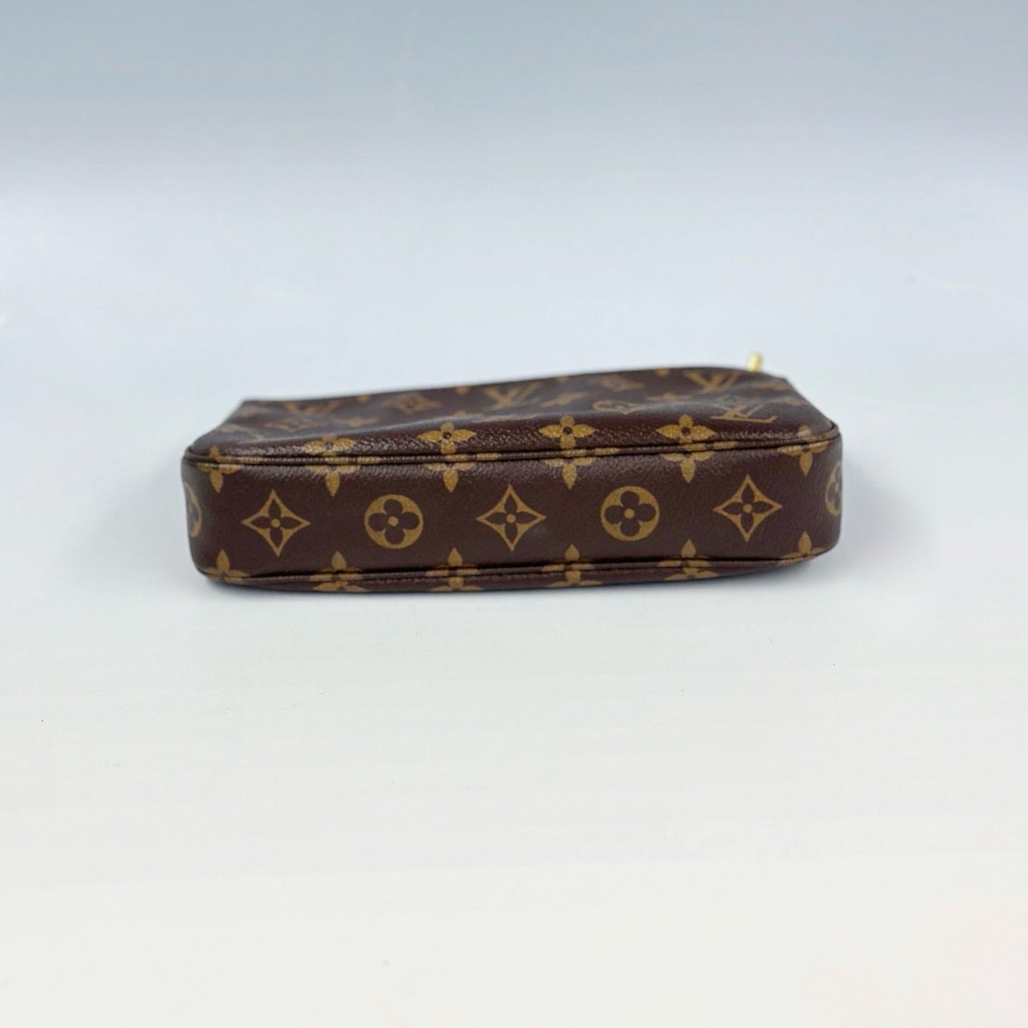 Louis Vuitton Pochette Accessoires – Iconic Monogram Canvas with Natural Vachetta Leather Strap