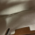 Product Title Gucci Blondie Medium Shoulder Bag – GG Supreme Canvas with Brown Leather Trim and Circular Interlocking G