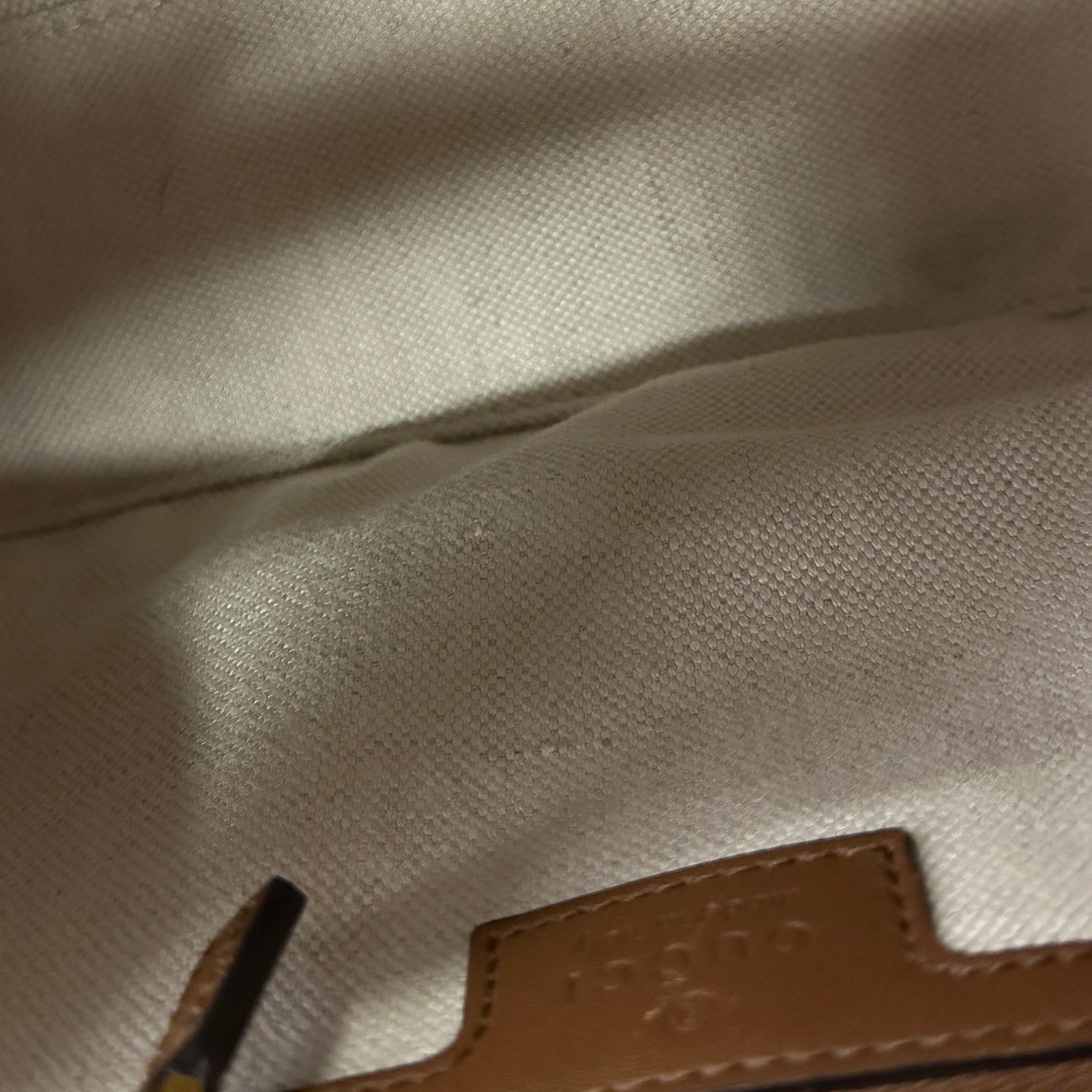 Product Title Gucci Blondie Medium Shoulder Bag – GG Supreme Canvas with Brown Leather Trim and Circular Interlocking G