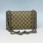 Gucci Dionysus Small Shoulder Bag – GG Supreme Canvas and Crystal Tiger Head Closure