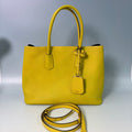 Prada Saffiano Cuir Medium Double Tote Bag