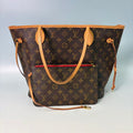 Louis Vuitton Neverfull MM – Iconic Monogram Canvas with Cerise Red Interior and Removable Pouch