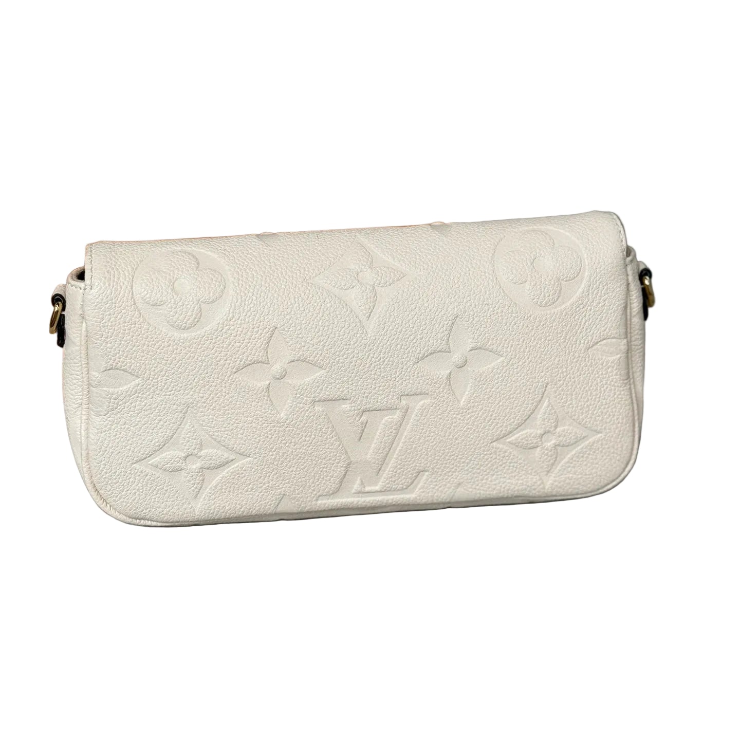 Louis Vuitton Diane NM Monogram Empreinte Leather - White/Cream - Gold Hardware