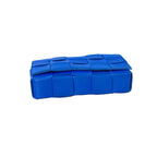 Bottega Veneta Cassette Bag - Cobalt Blue Maxi Intrecciato Lambskin Leather