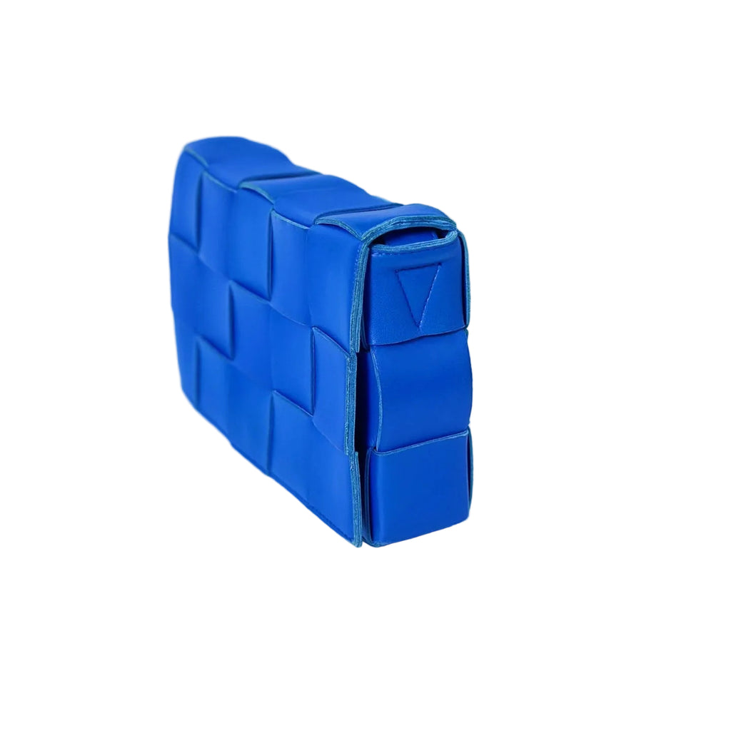 Bottega Veneta Cassette Bag - Cobalt Blue Maxi Intrecciato Lambskin Leather
