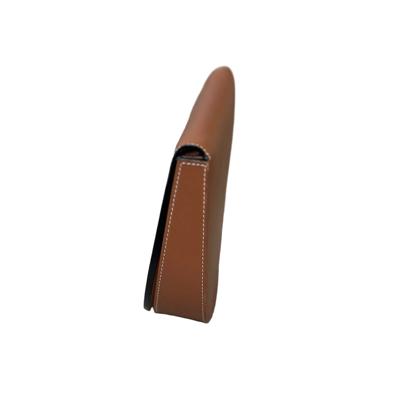 Loewe Heel Pouch in Tan Calfskin - Iconic Half-Moon Crossbody Bag
