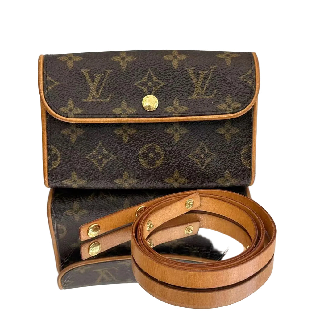 Louis Vuitton Monogram Canvas Pochette Florentine Bag