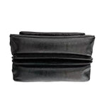 Saint Laurent Niki Medium Shoulder Bag - Black Crinkled Calfskin