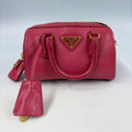 Prada Re-Edition 1995 Saffiano Leather Mini Bag - Magenta Pink - Gold Hardware