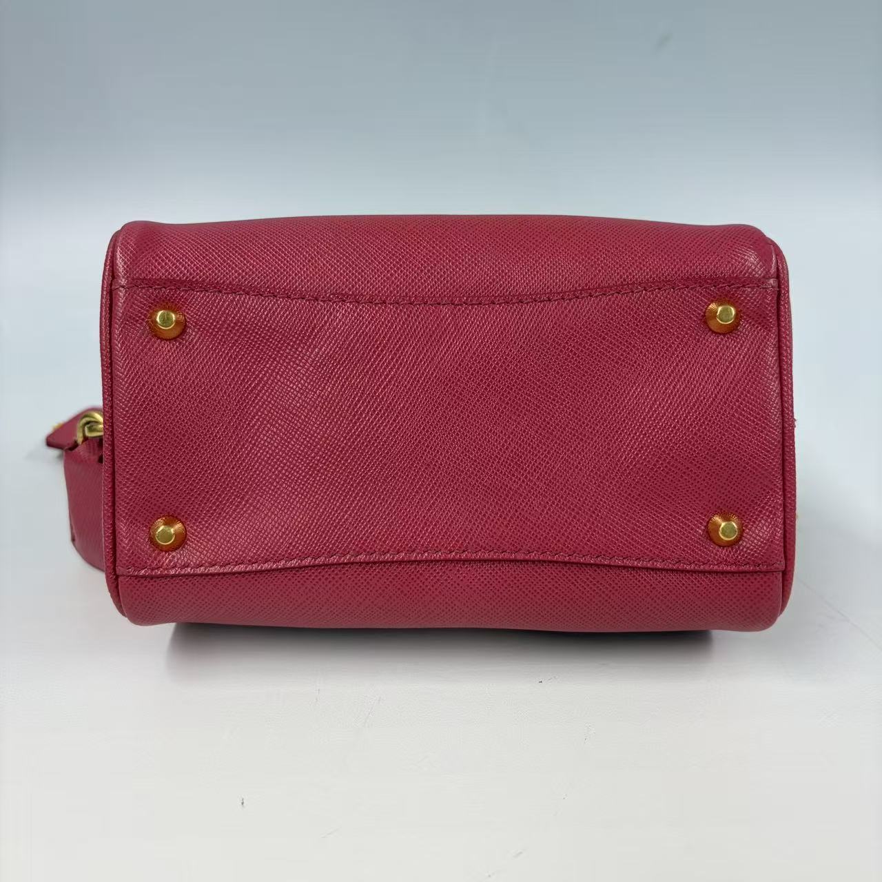 Prada Re-Edition 1995 Saffiano Leather Mini Bag - Magenta Pink - Gold Hardware