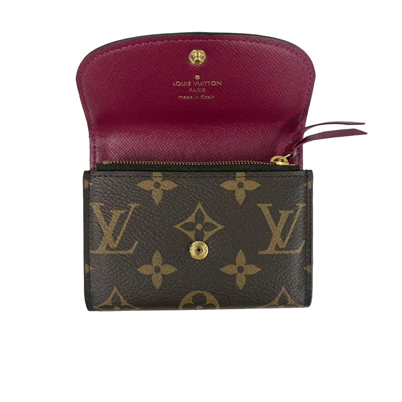 Louis Vuitton Rosalie Coin Purse - Monogram Canvas with Fuchsia Interior