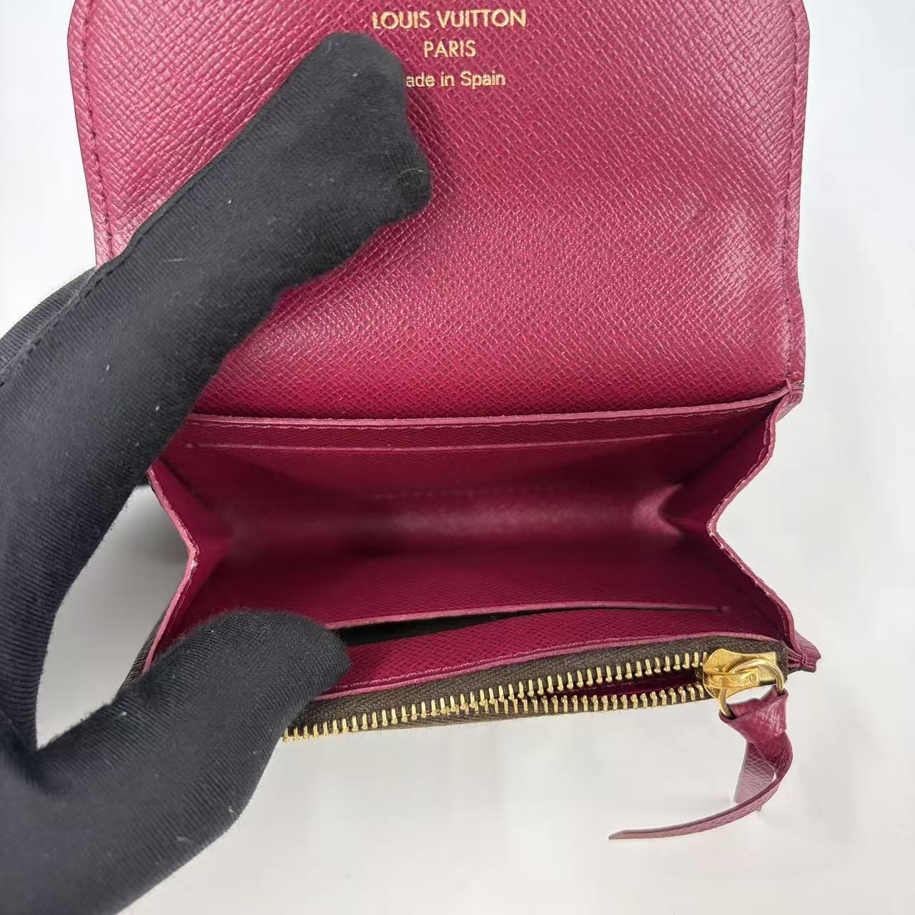 Louis Vuitton Rosalie Coin Purse - Monogram Canvas with Fuchsia Interior