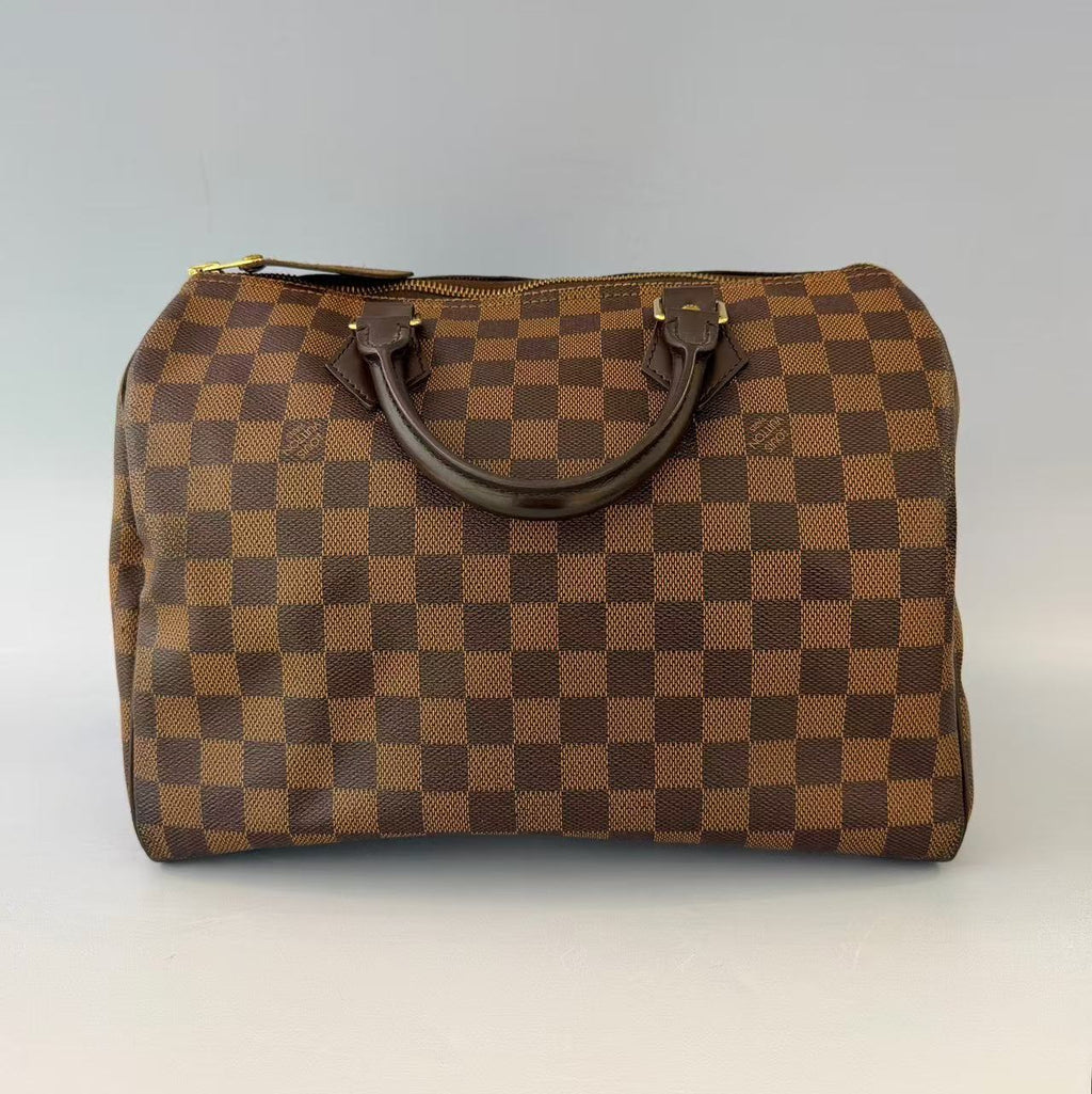Louis Vuitton Speedy 30 in Damier Ebène Canvas