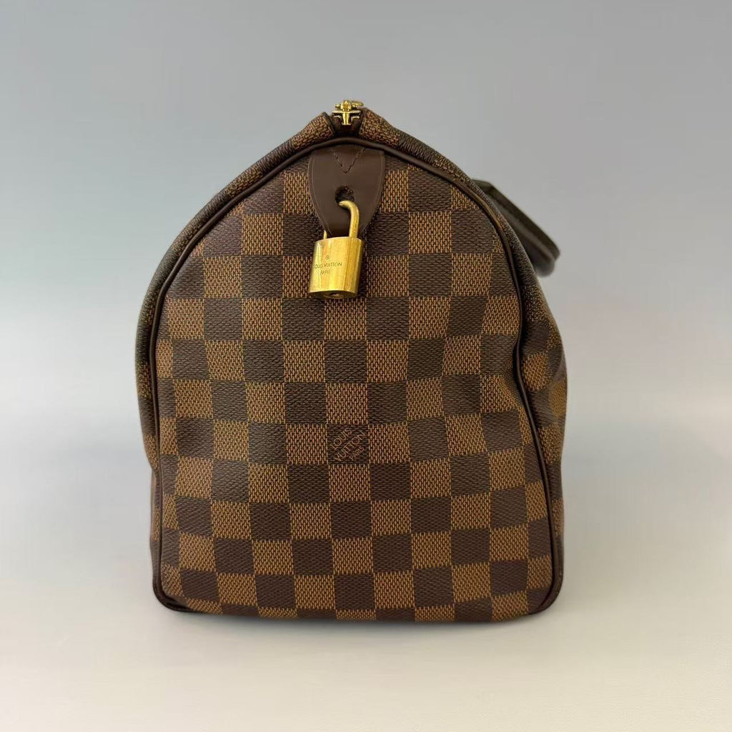 Louis Vuitton Speedy 30 in Damier Ebène Canvas