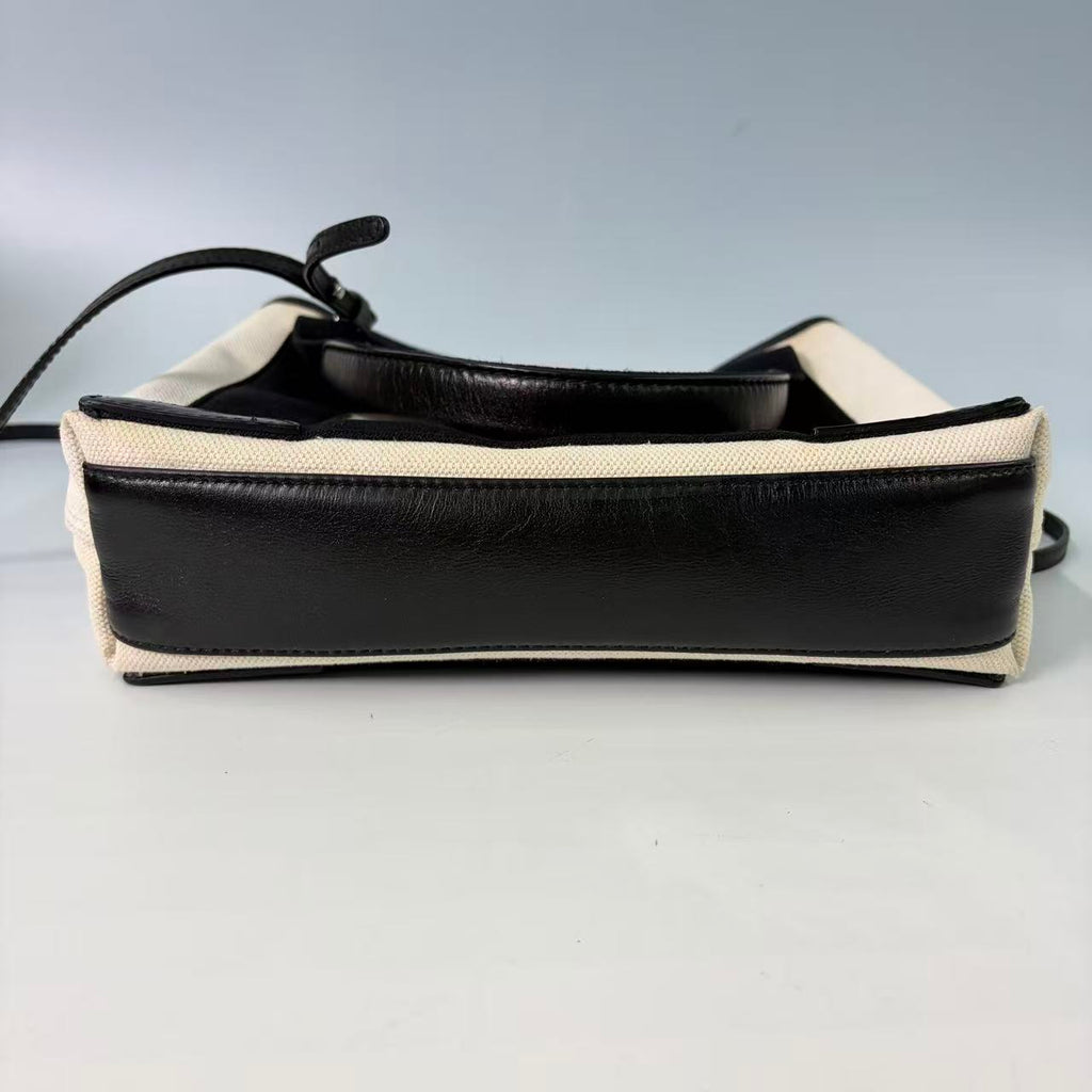 Balenciaga Navy Cabas XS Canvas Tote Bag