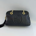 Gucci Soho Pebble Leather Chain Shoulder Bag