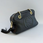 Gucci Soho Pebble Leather Chain Shoulder Bag