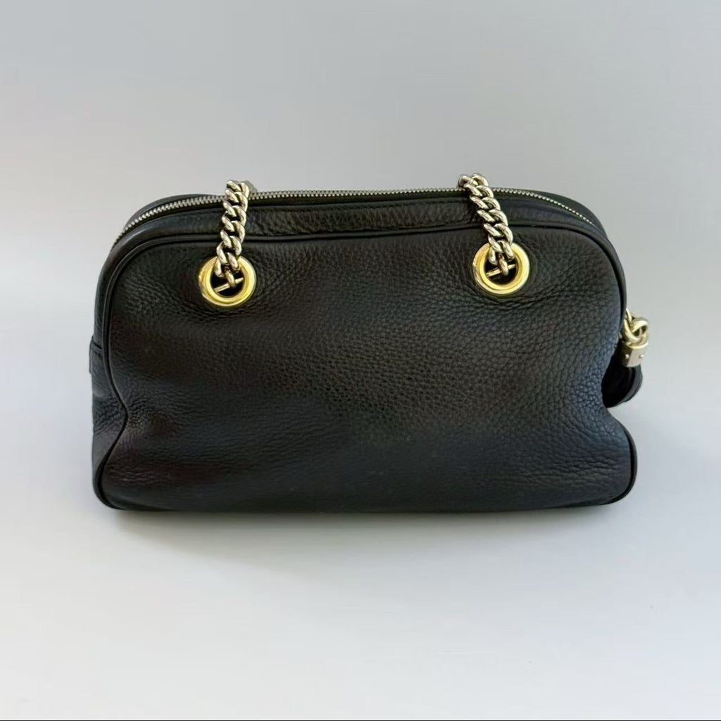 Gucci Soho Pebble Leather Chain Shoulder Bag