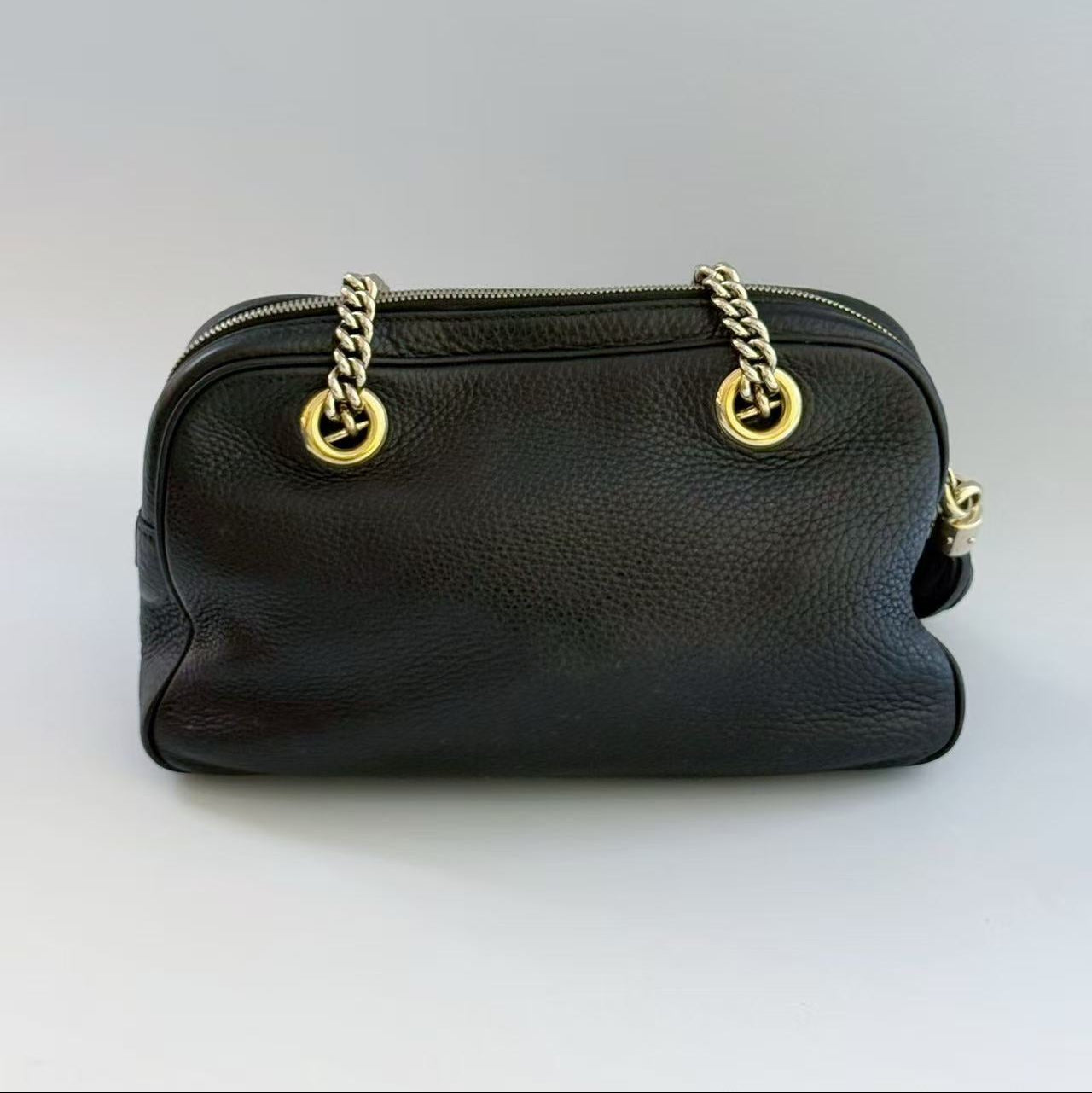 Gucci Soho Pebble Leather Chain Shoulder Bag