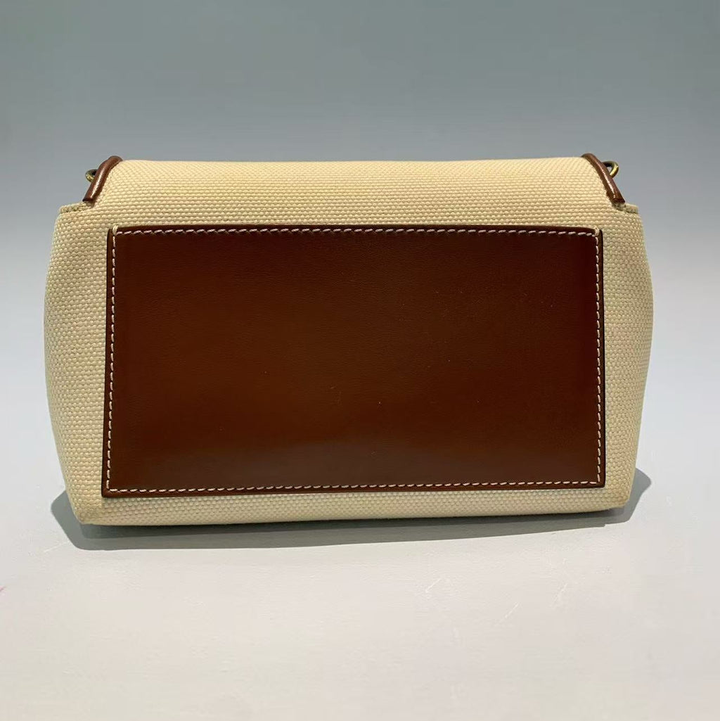 Burberry Mini Horseferry Print Canvas and Leather Notes Bag