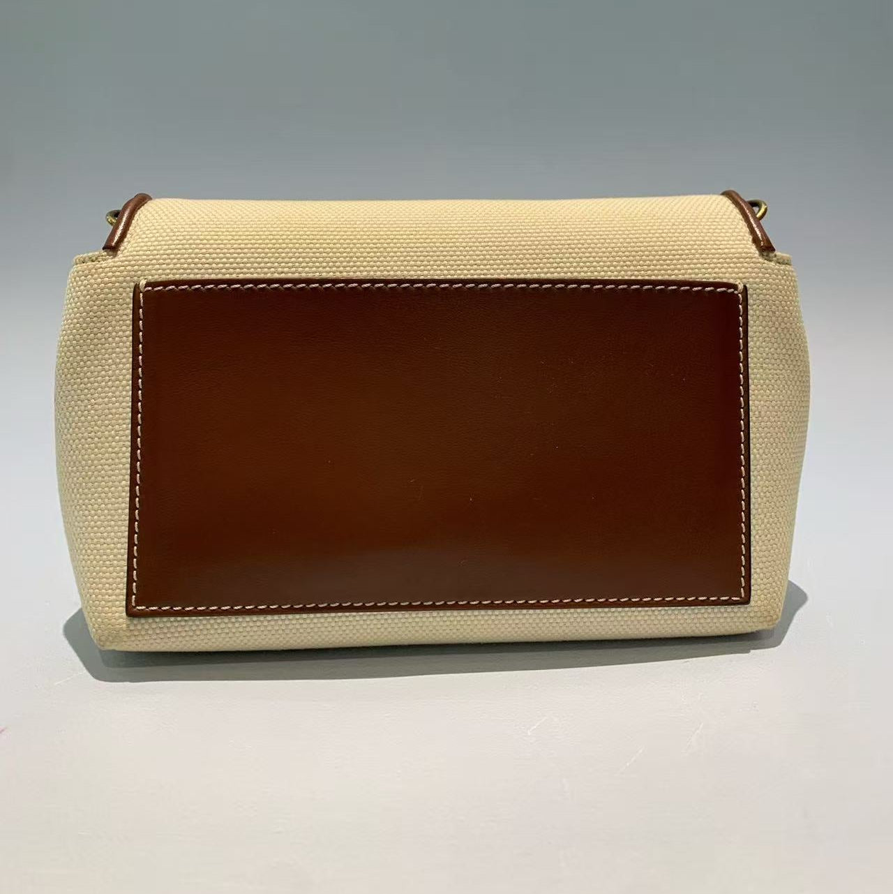 Burberry Mini Horseferry Print Canvas and Leather Notes Bag