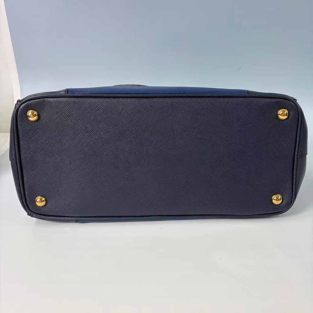 Prada Galleria Color-Block Tote Bag in Saffiano Leather
