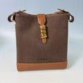 Loewe Vintage Centra Bar Buckle Shoulder Bag