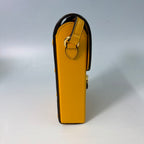 Gucci Horsebit 1955 Mini Shoulder Bag in Yellow Leather