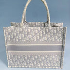 Christian Dior Medium Oblique Book Tote (Beige/Cream)