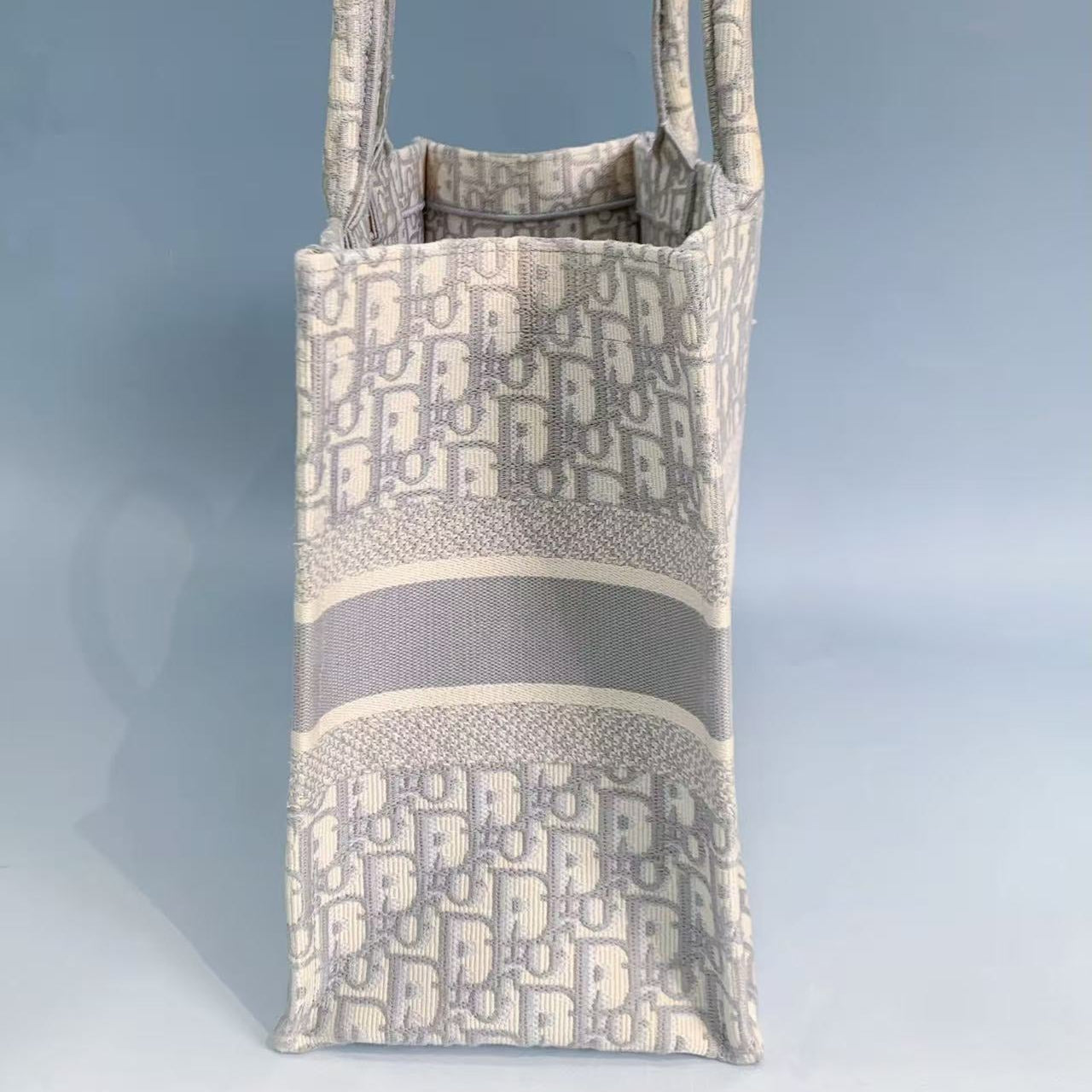 Christian Dior Medium Oblique Book Tote (Beige/Cream)