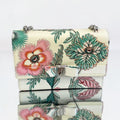 Ferragamo Vara Bow Medium Flap Bag in Floral Print Calfskin