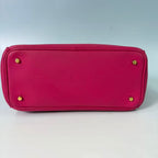 Christian Dior Mini Diorissimo Smooth Calfskin Tote Bag in Fuchsia Pink