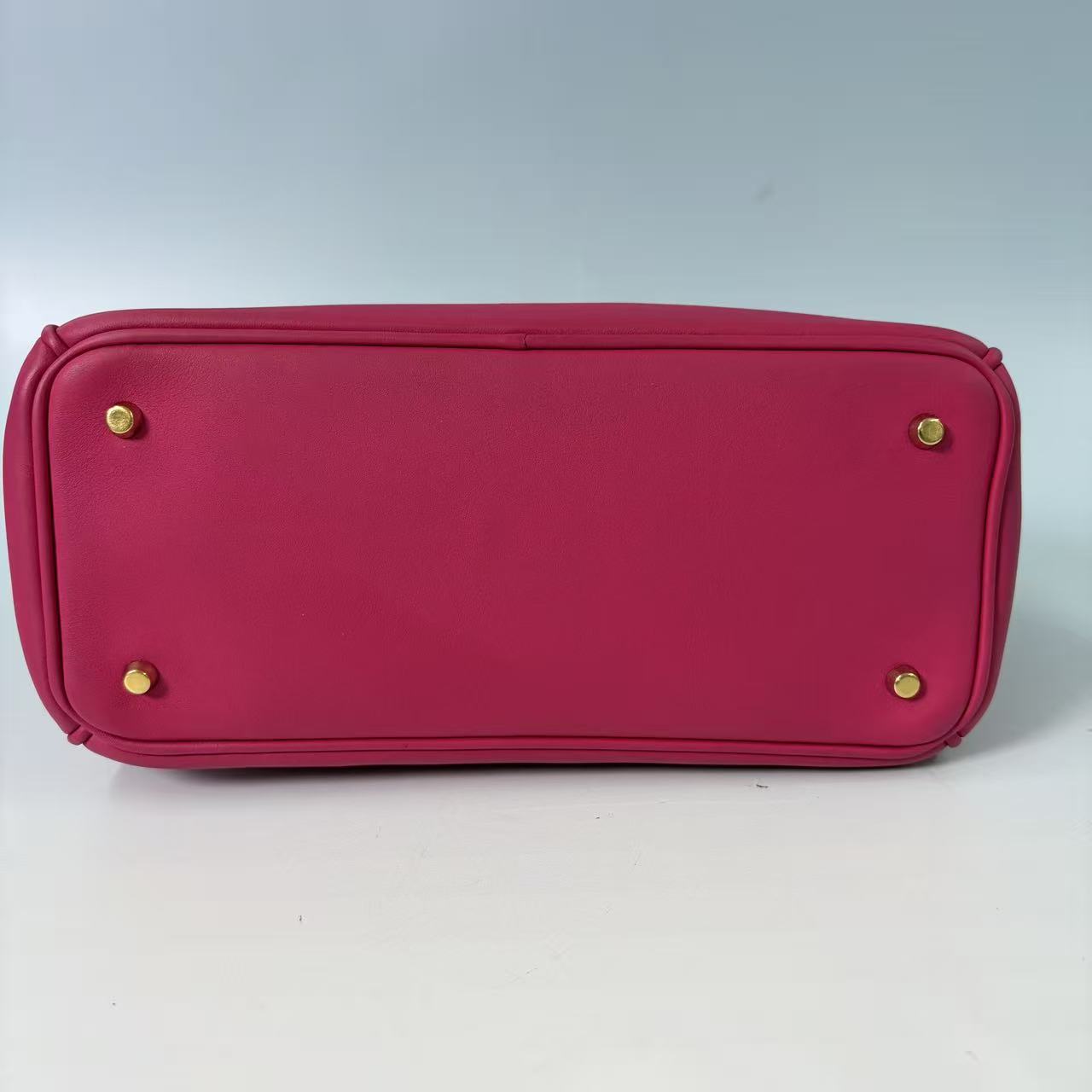 Christian Dior Mini Diorissimo Smooth Calfskin Tote Bag in Fuchsia Pink