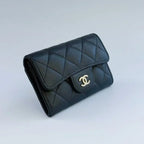 Chanel Classic Flap Card Holder Gold-Tone Hardware