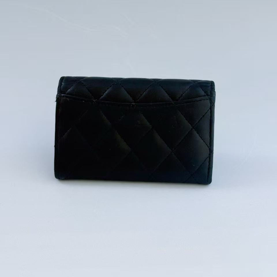 Chanel Classic Flap Card Holder Gold-Tone Hardware