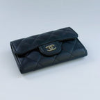 Chanel Classic Flap Card Holder Gold-Tone Hardware