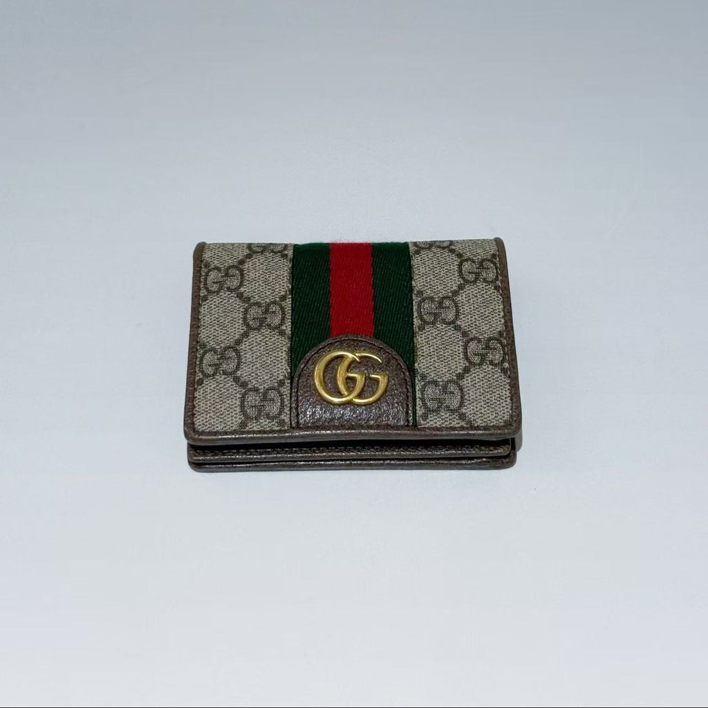 Gucci Ophidia 'Three Little Pigs' Card Case Wallet