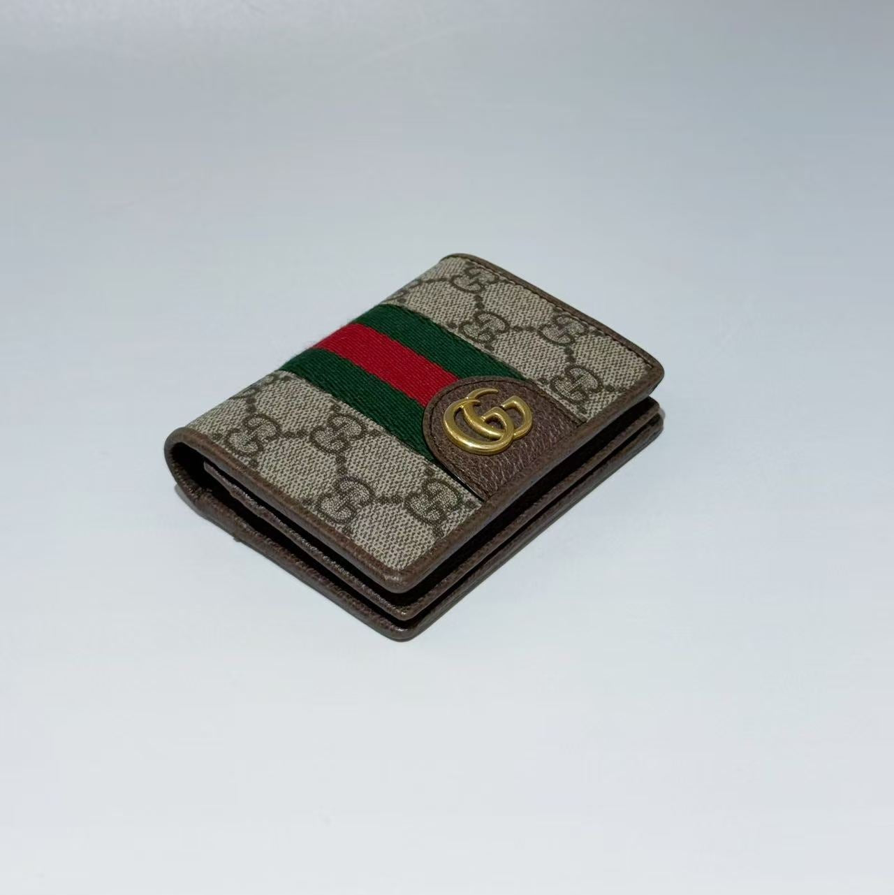 Gucci Ophidia 'Three Little Pigs' Card Case Wallet