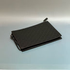 Gucci Signature Leather Pouch with Wristlet