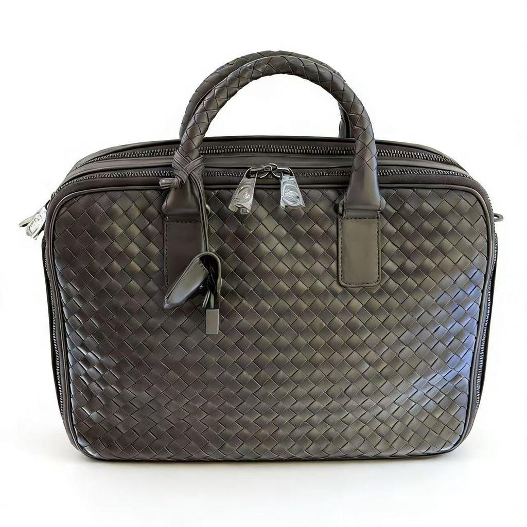 Bottega Veneta Intrecciato Leather Briefcase