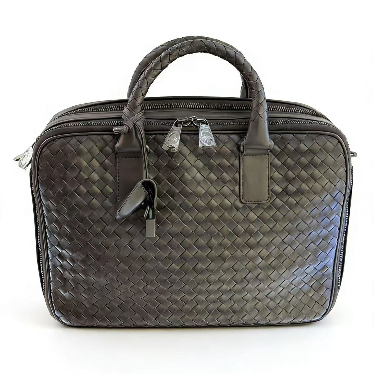 Bottega Veneta Intrecciato Leather Briefcase
