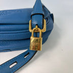 Loewe Heritage Leather Half-Moon Crossbody Bag
