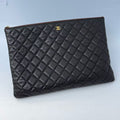 Chanel Caviar Leather Classic Document Clutch