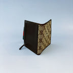 Gucci GG Supreme Ophidia Web Stripe French Wallet