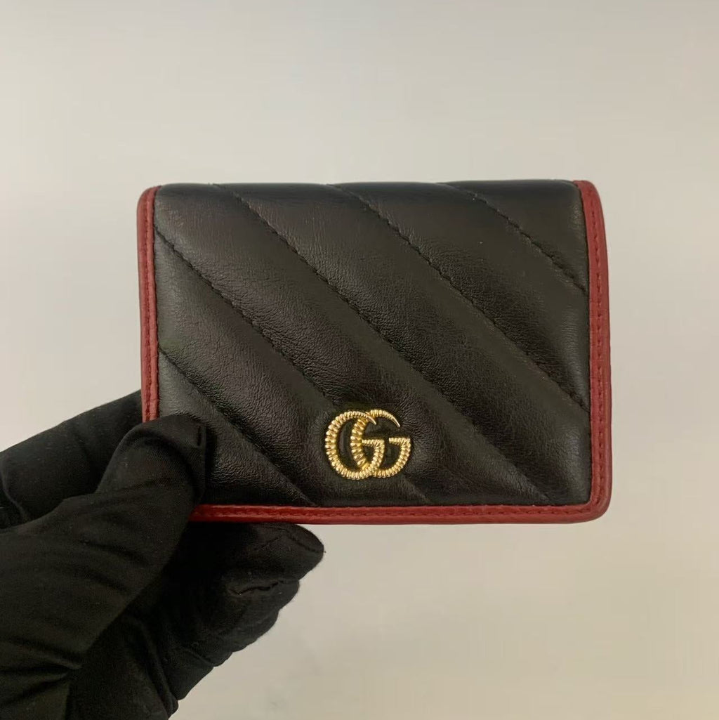 Gucci GG Marmont Leather Continental Flap Wallet