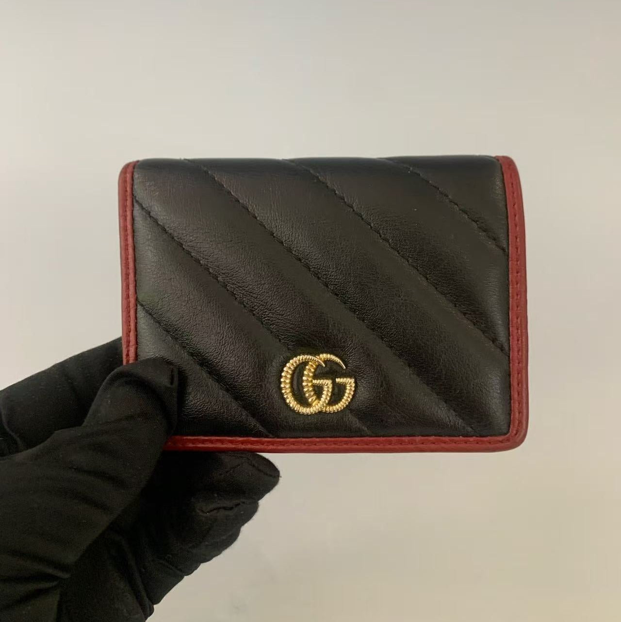 Gucci GG Marmont Leather Continental Flap Wallet