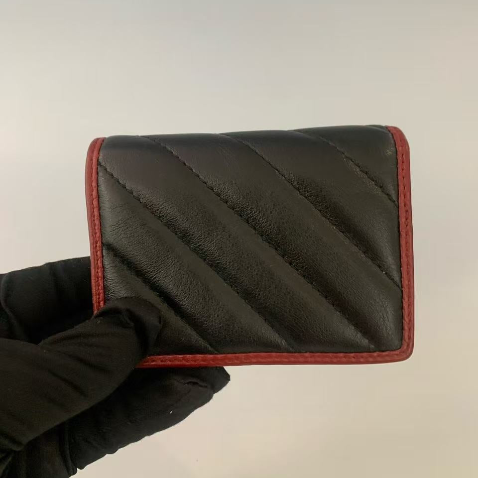 Gucci GG Marmont Leather Continental Flap Wallet