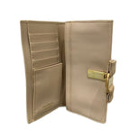 Salvatore Ferragamo Gancini Two-Tone Compact Bifold Wallet
